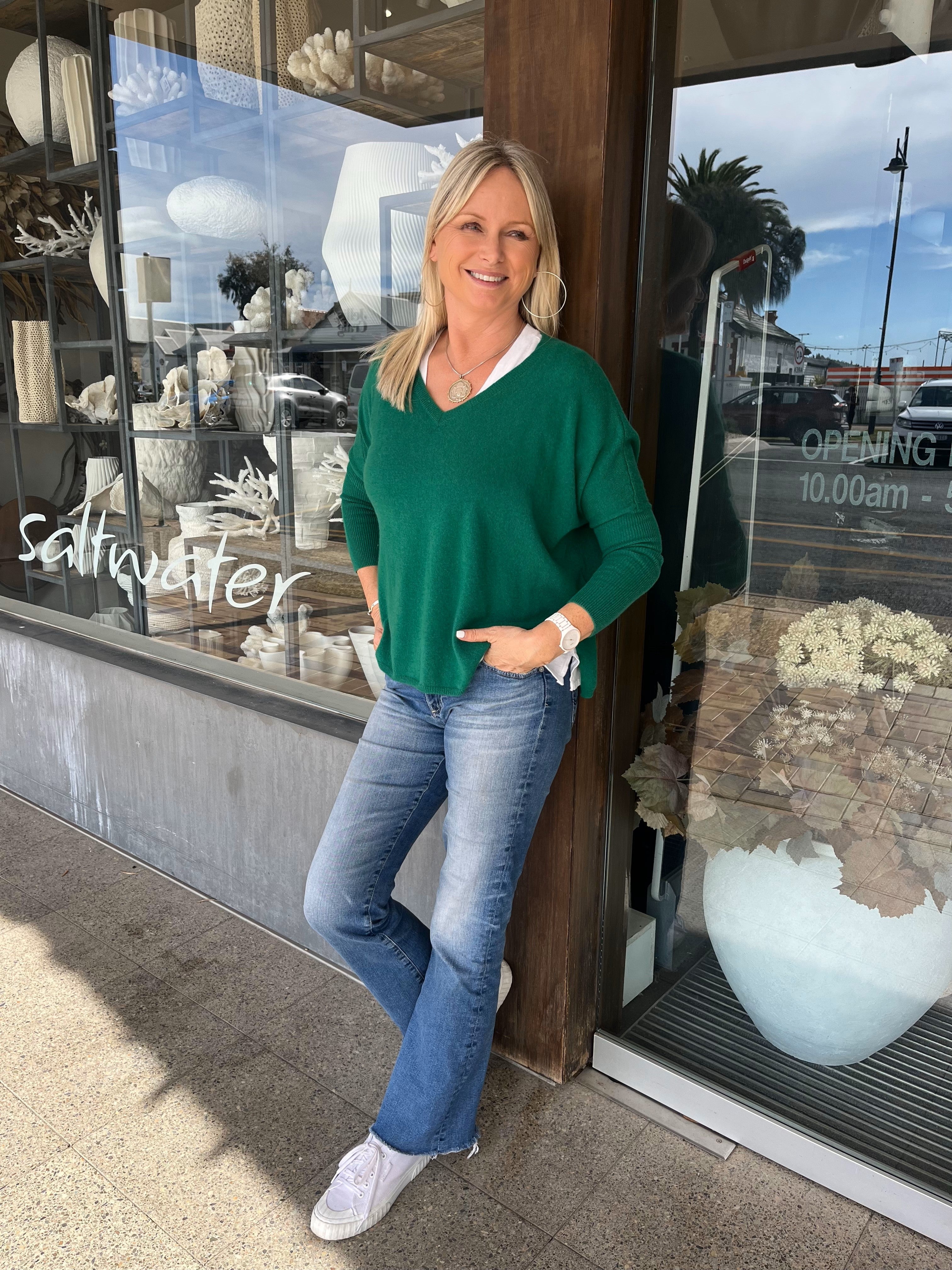 ABSOLUT CASHMERE CAMILLE - BASILIC