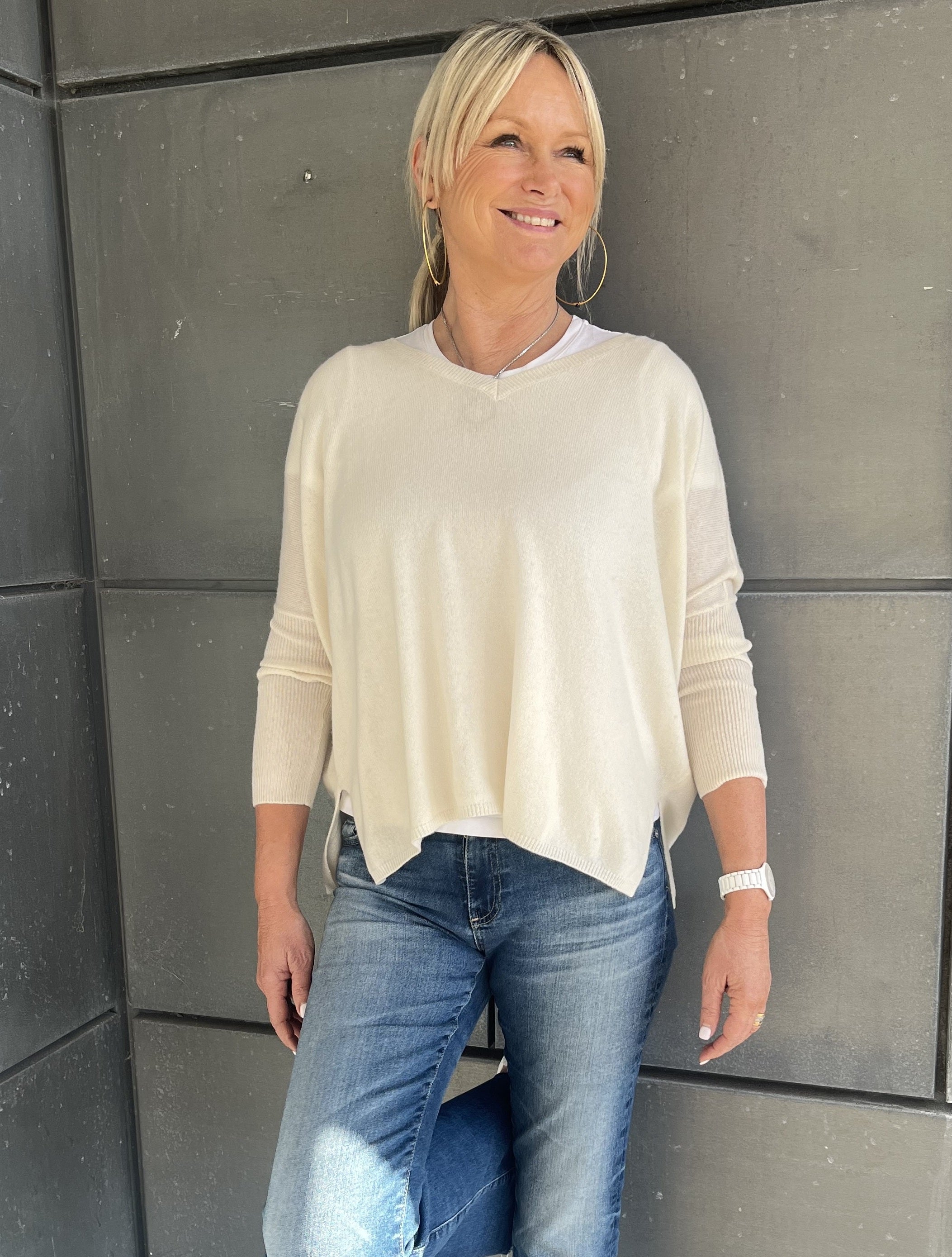 ABSOLUT CASHMERE CAMILLE - BLANC