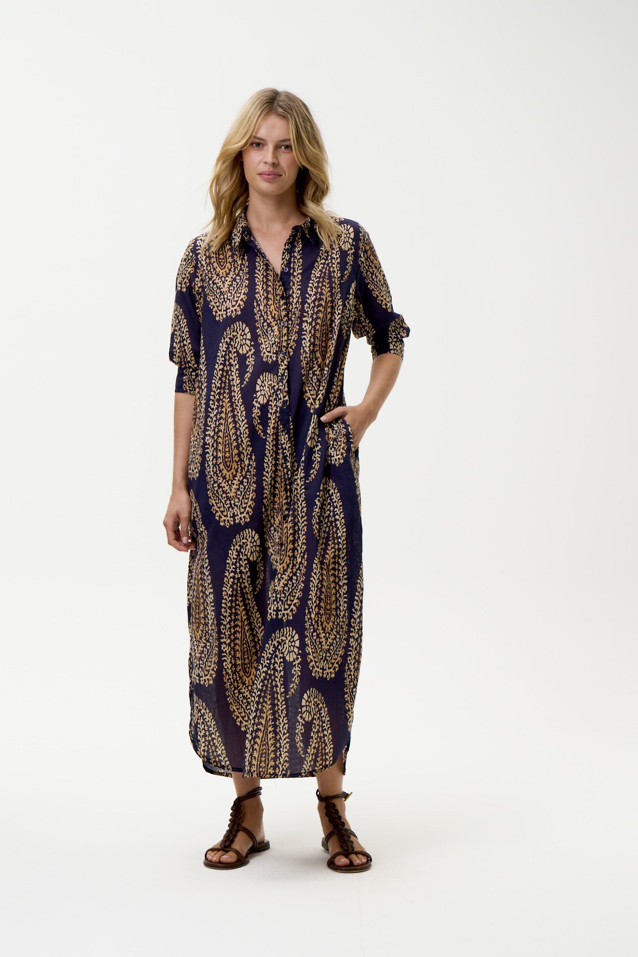 ONESEASON DAISY PROVENCE NAVY PAISLEY