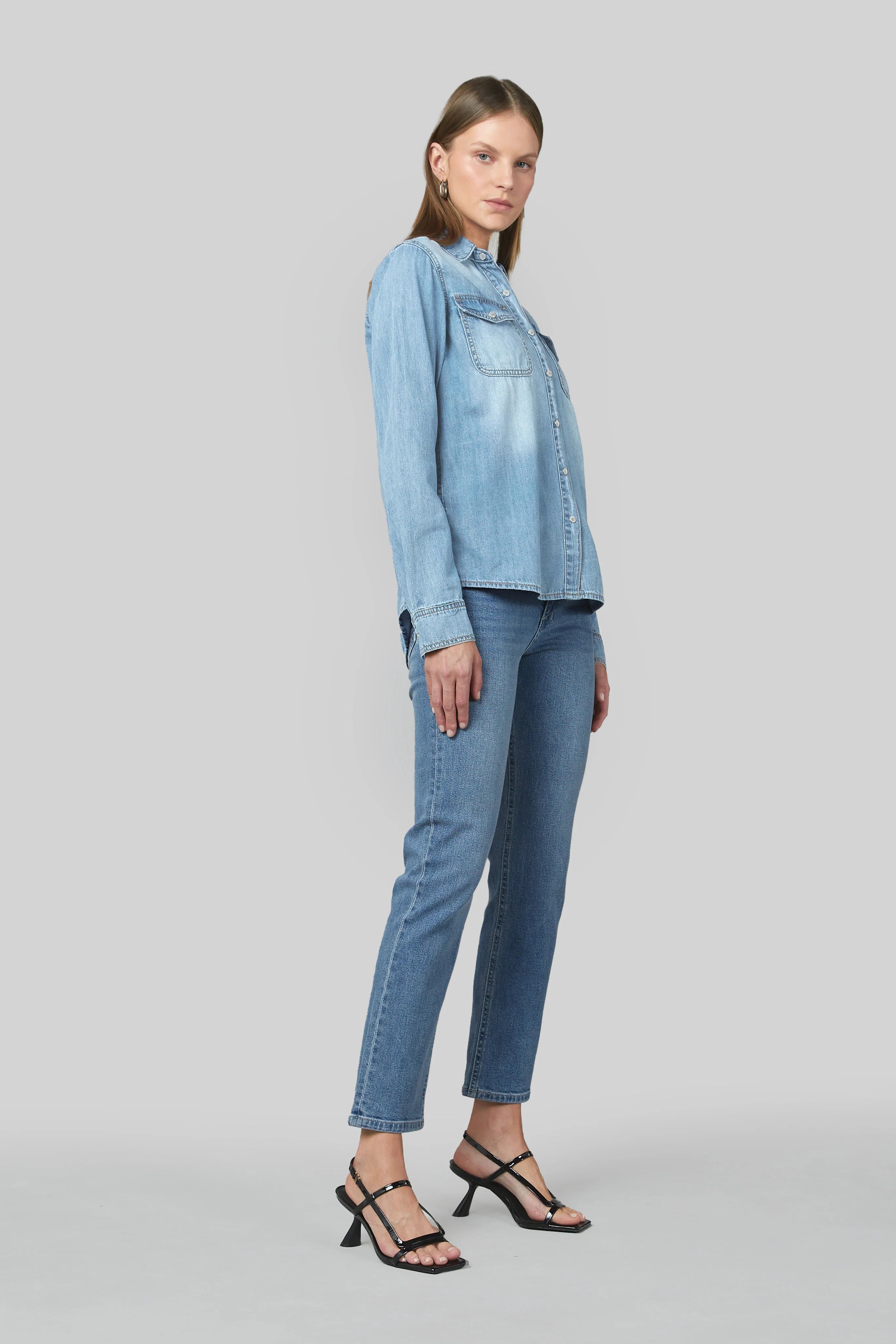 DRICOPER VALIANT DENIM SHIRT SUNBLEACH