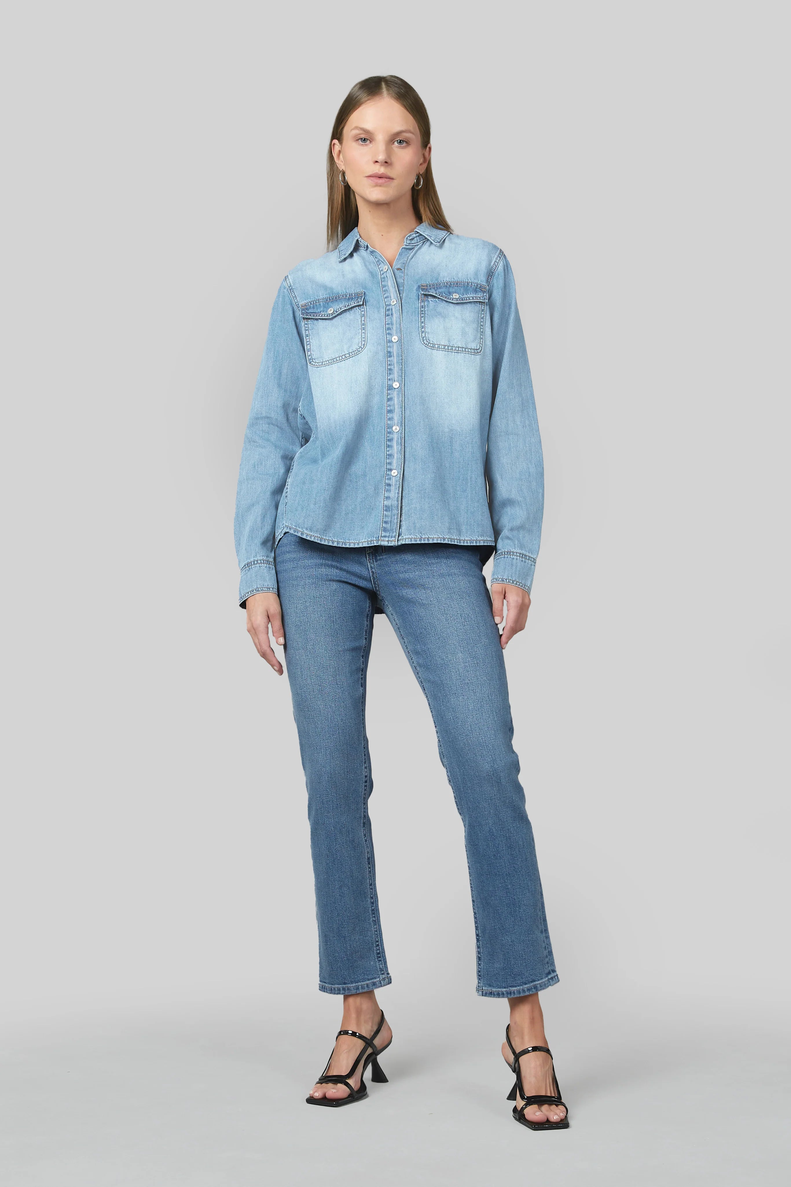 DRICOPER VALIANT DENIM SHIRT SUNBLEACH