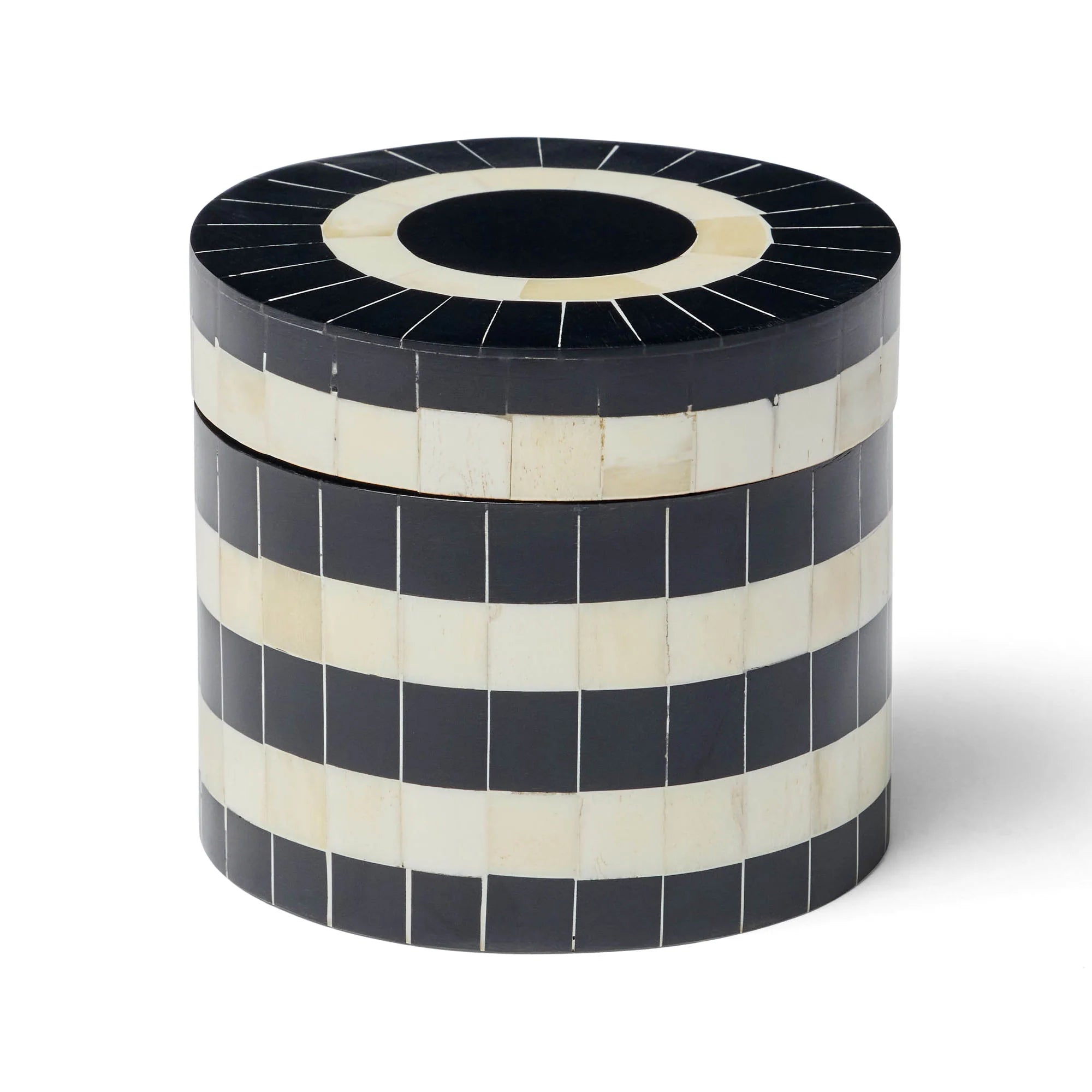 HORGANS OHIDA BONE ROUND BOX