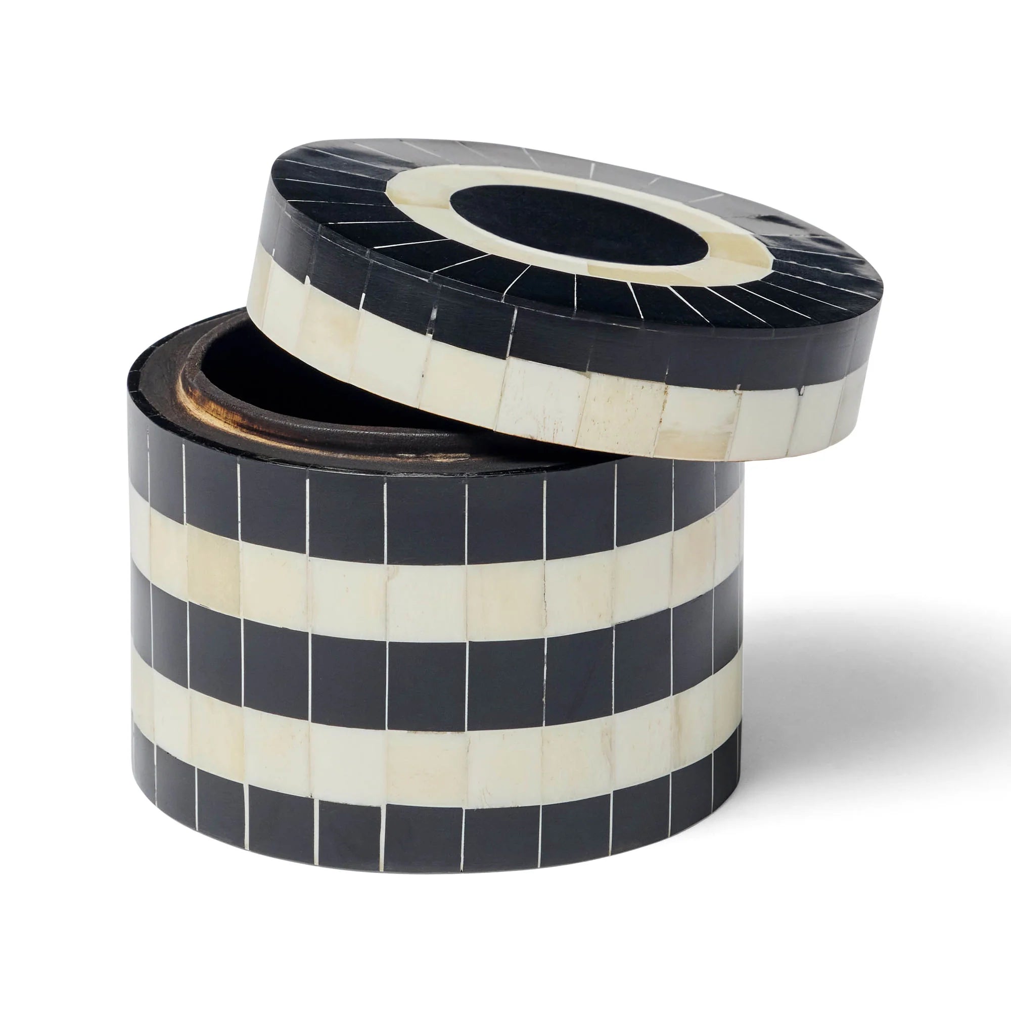 HORGANS OHIDA BONE ROUND BOX