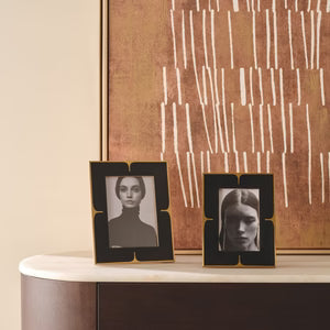 HORGANS RANI PHOTO FRAME - BLACK/GOLD 4 x 6