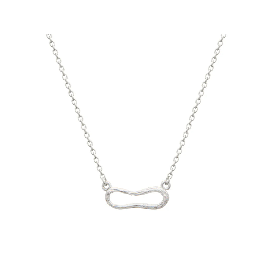 MURKANI ETERNA SINGLE LINK NECKLACE  - STERLING SILVER