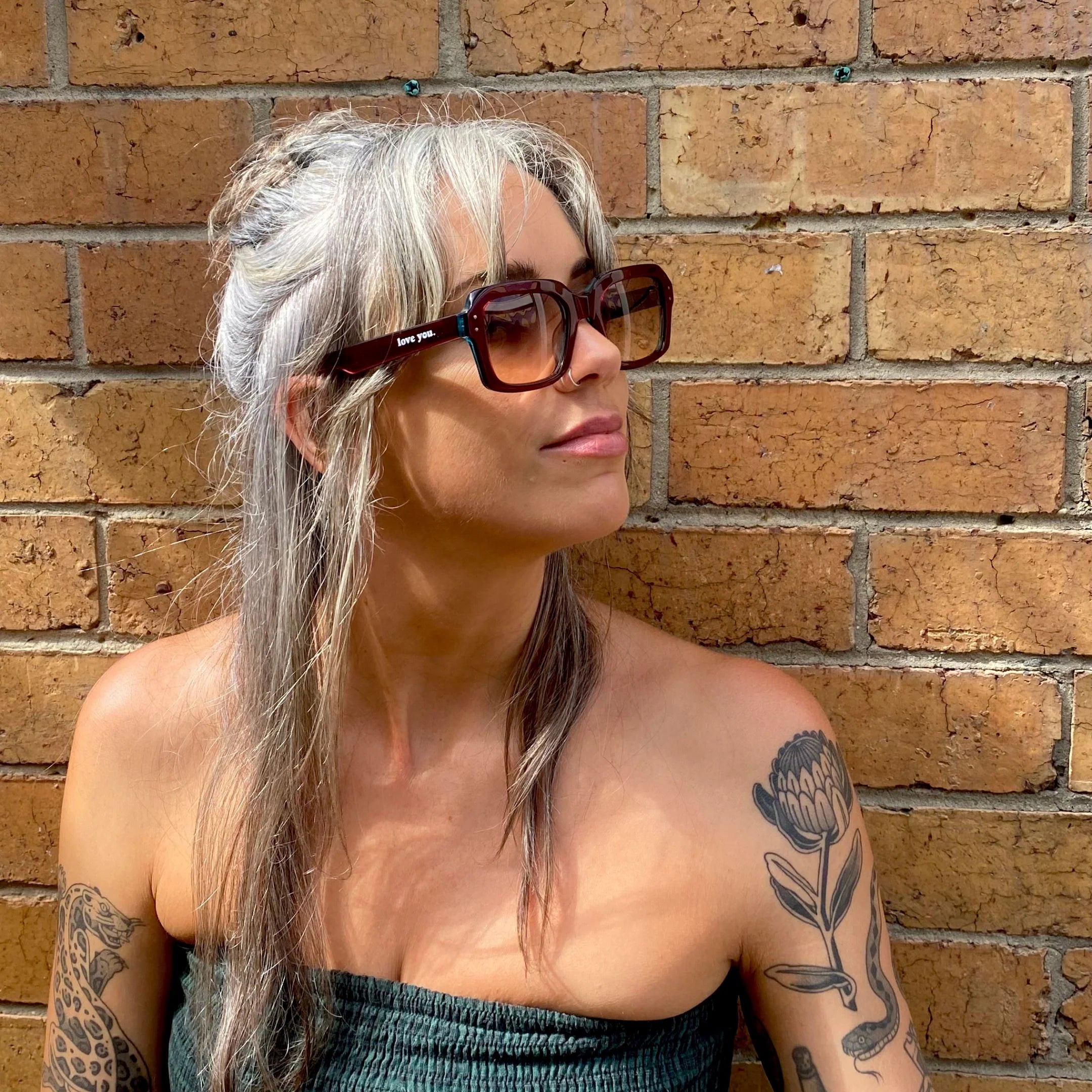 CHILDE - ENTRY TRI TONE RUBY GREEN / ROSE GRADIENT BIO LENS