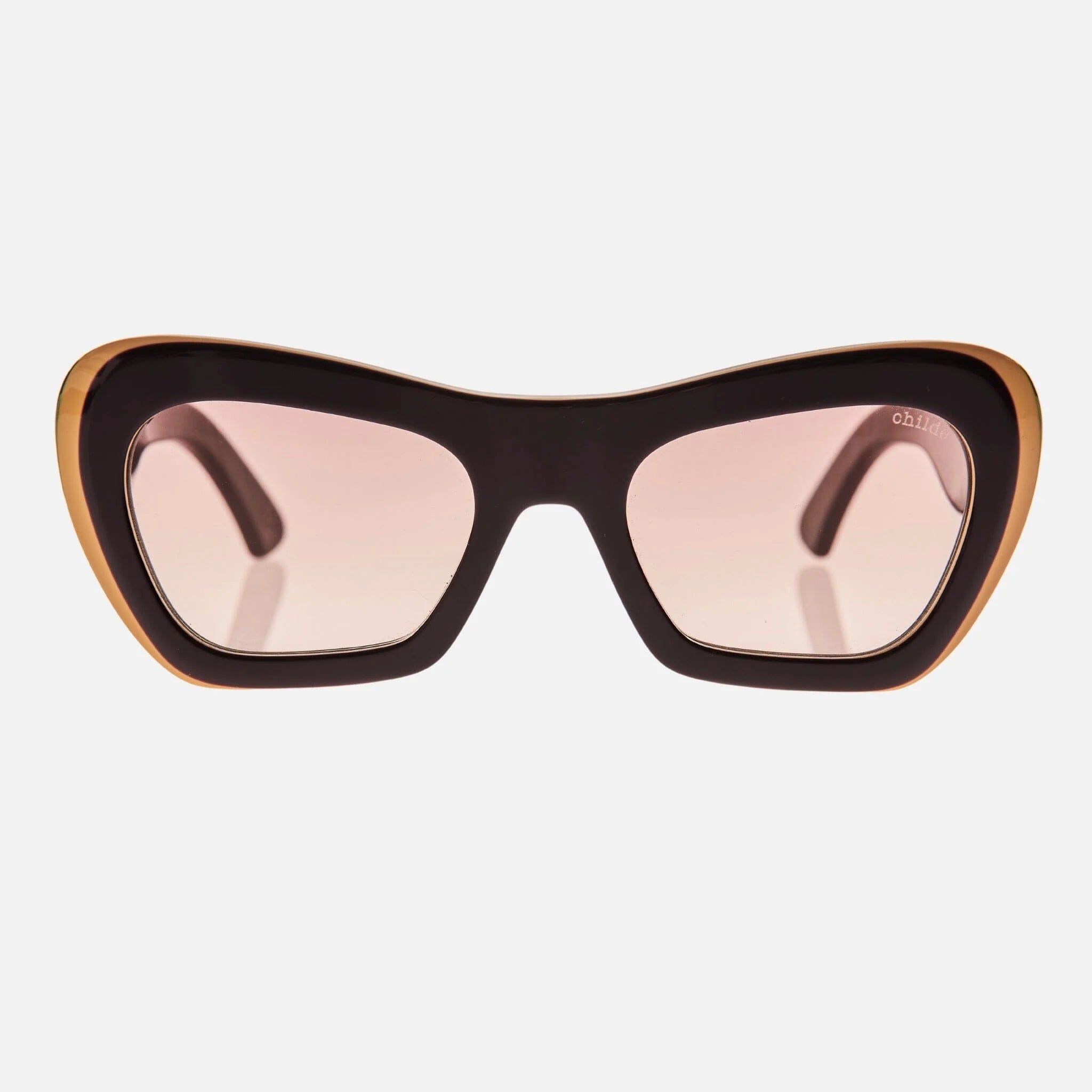 CHILDE - FARFALLE BIO ACETATE BURGUNDY TRANS GREEN/ROSE BIO LENS