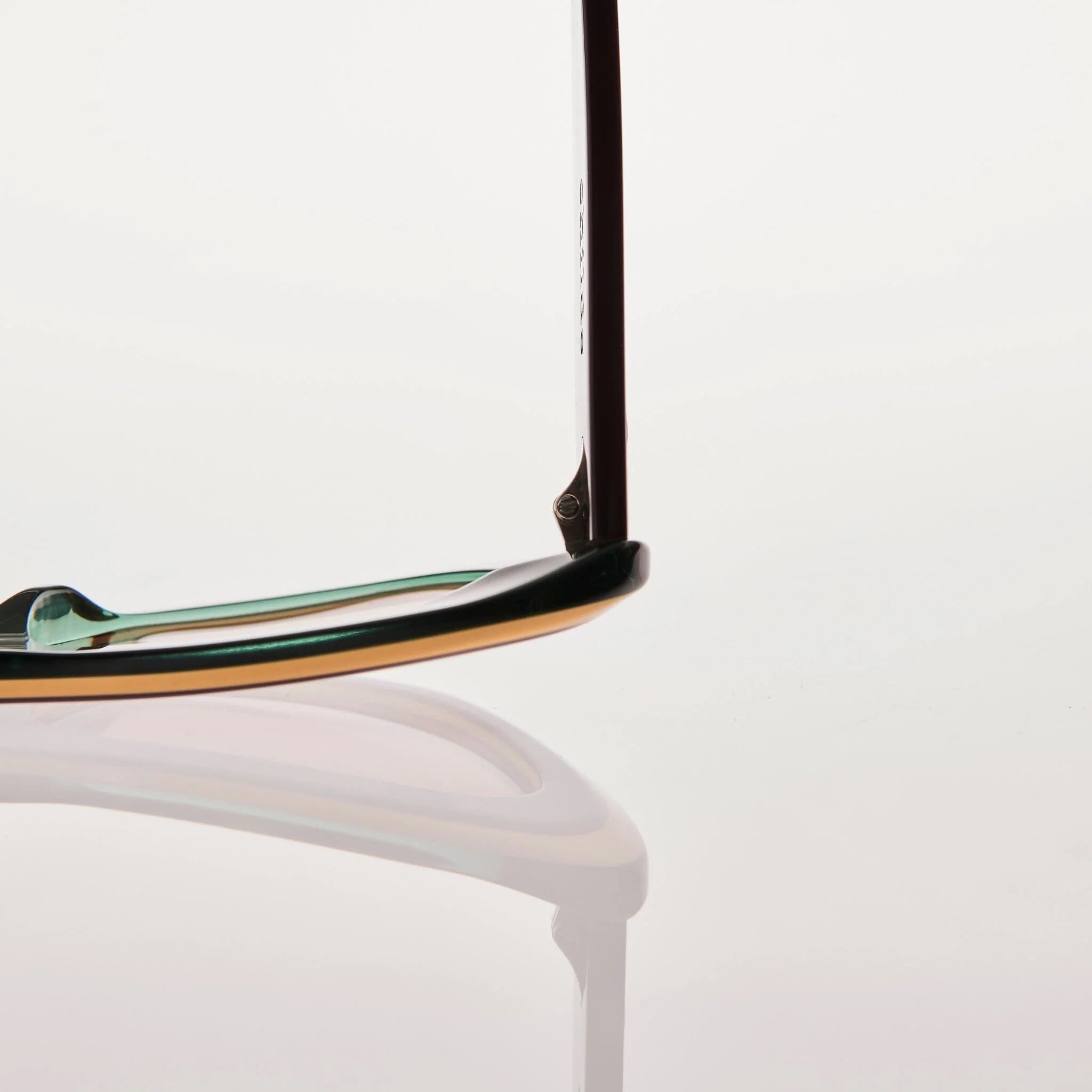 CHILDE - FARFALLE BIO ACETATE BURGUNDY TRANS GREEN/ROSE BIO LENS