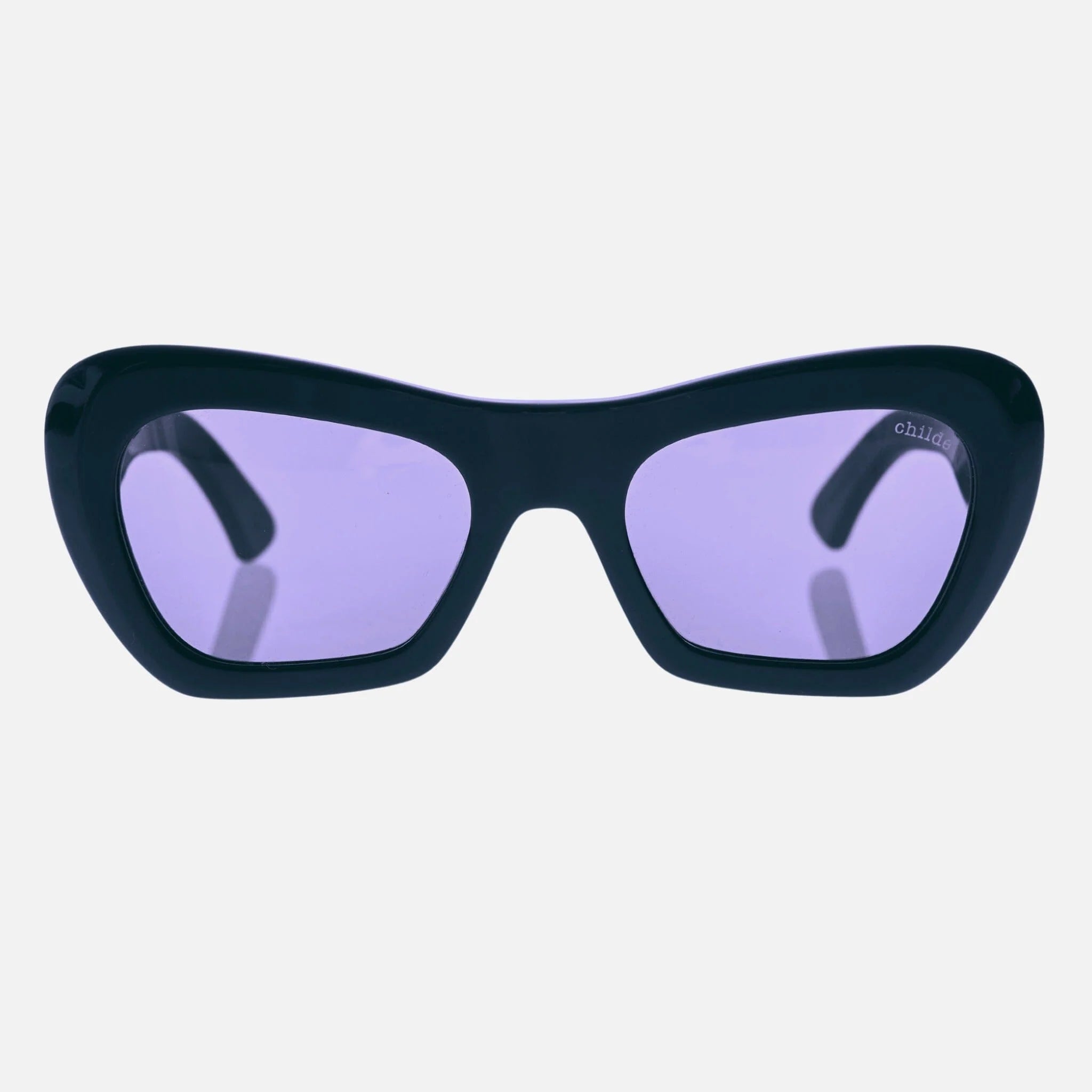 CHILDE - FARFALLE BIO ACETATE GLOSS BLACK/PURPLE BIO LENS