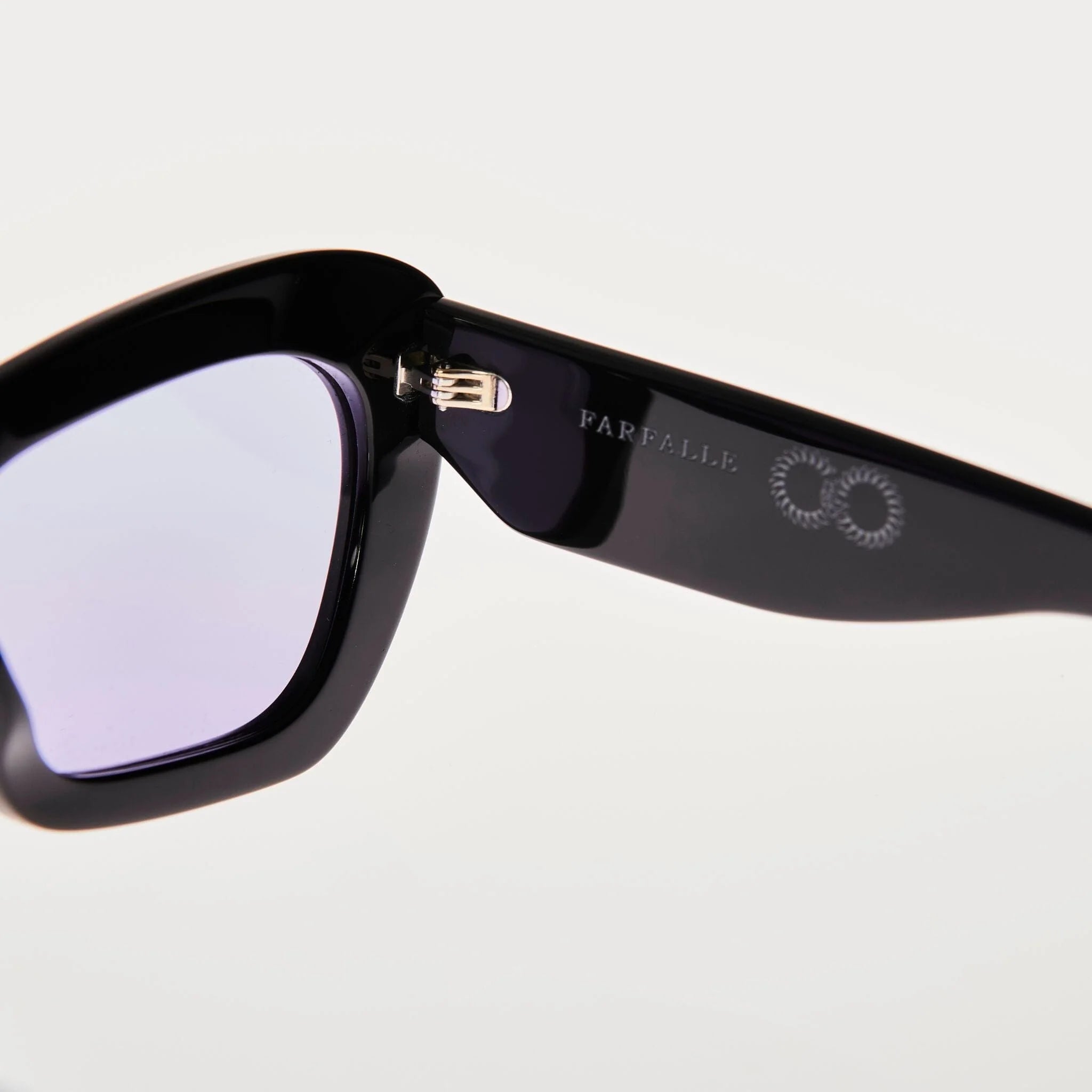 CHILDE - FARFALLE BIO ACETATE GLOSS BLACK/PURPLE BIO LENS