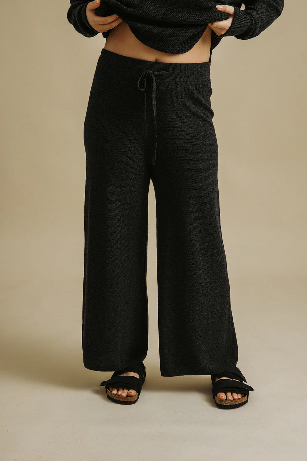 TALAMAYA WINTER RETREAT MERINO COTTON PANT - GHOST GREY