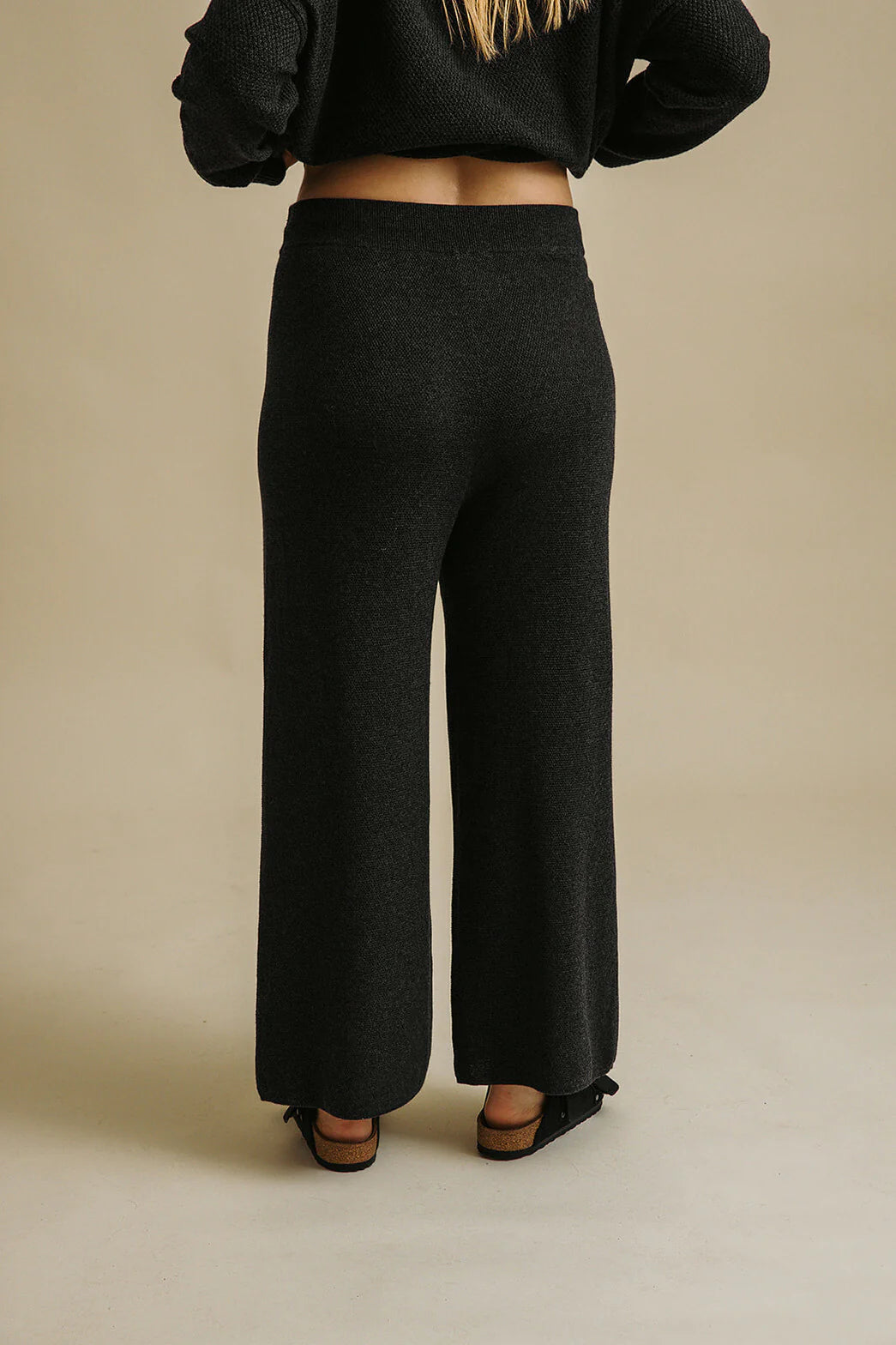 TALAMAYA WINTER RETREAT MERINO COTTON PANT - GHOST GREY