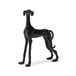 HORGANS SCOUT DOG SCULPTURE - AGED BRONZE