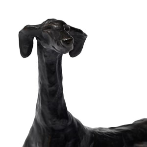 HORGANS SCOUT DOG SCULPTURE - AGED BRONZE