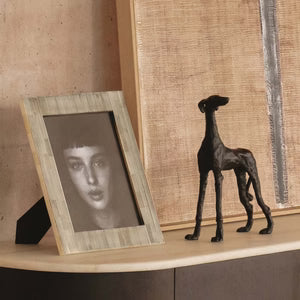 HORGANS SCOUT DOG SCULPTURE - AGED BRONZE