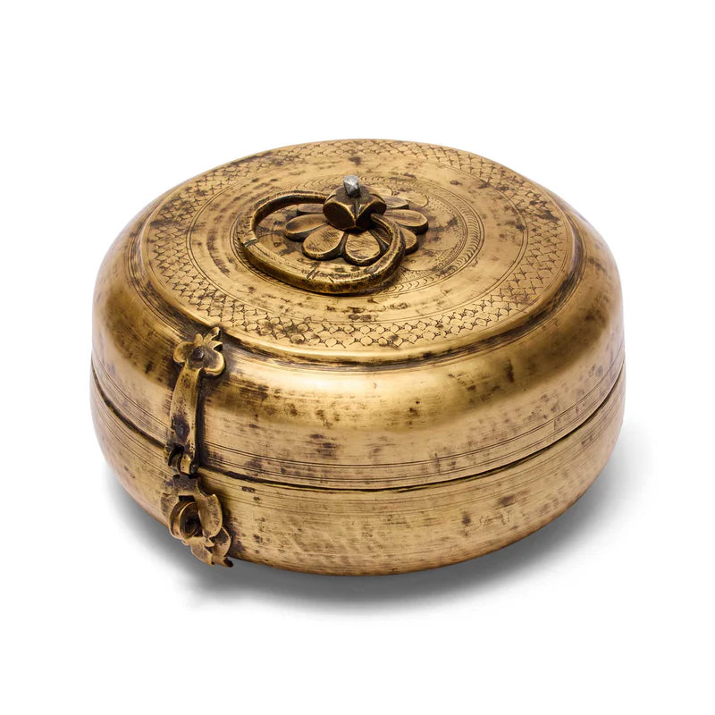HORGANS KATORDAN BRASS CHAPATI BOX