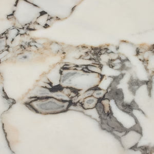 HORGANS LOLA SIDE TABLE WALNUT TEMPEST MARBLE