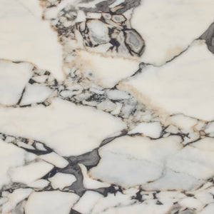 HORGANS LOLA COFFEE TABLE WALNUT TEMPEST MARBLE LARGE