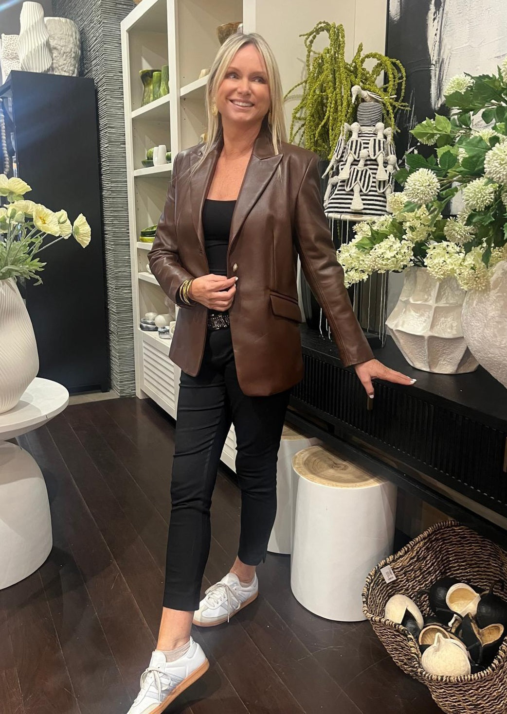 RAW by RAW SAMANTHA TAILORED BLAZER - CHESTNUT