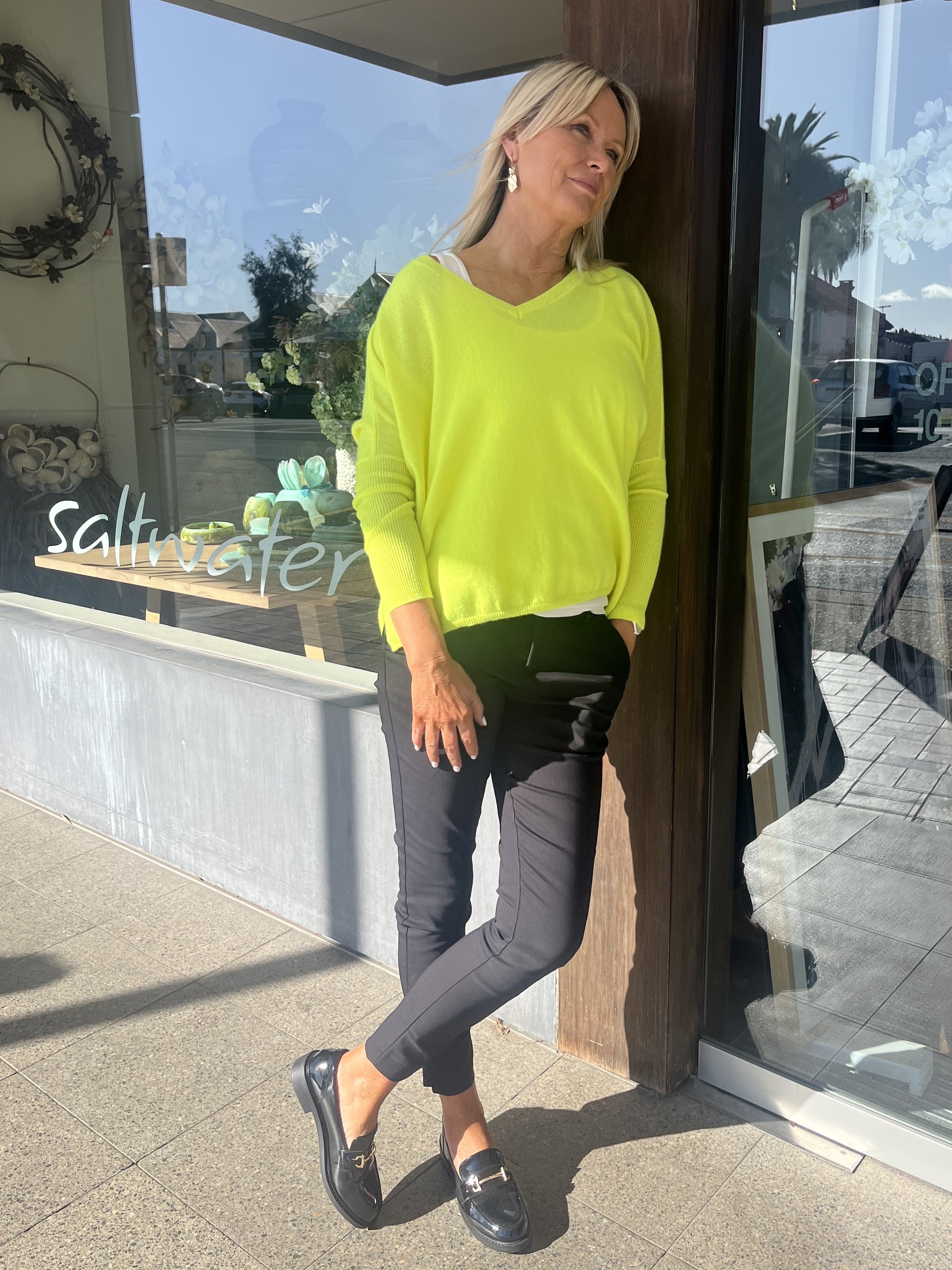 ABSOLUT CASHMERE CAMILLE - JAUNE FLURO