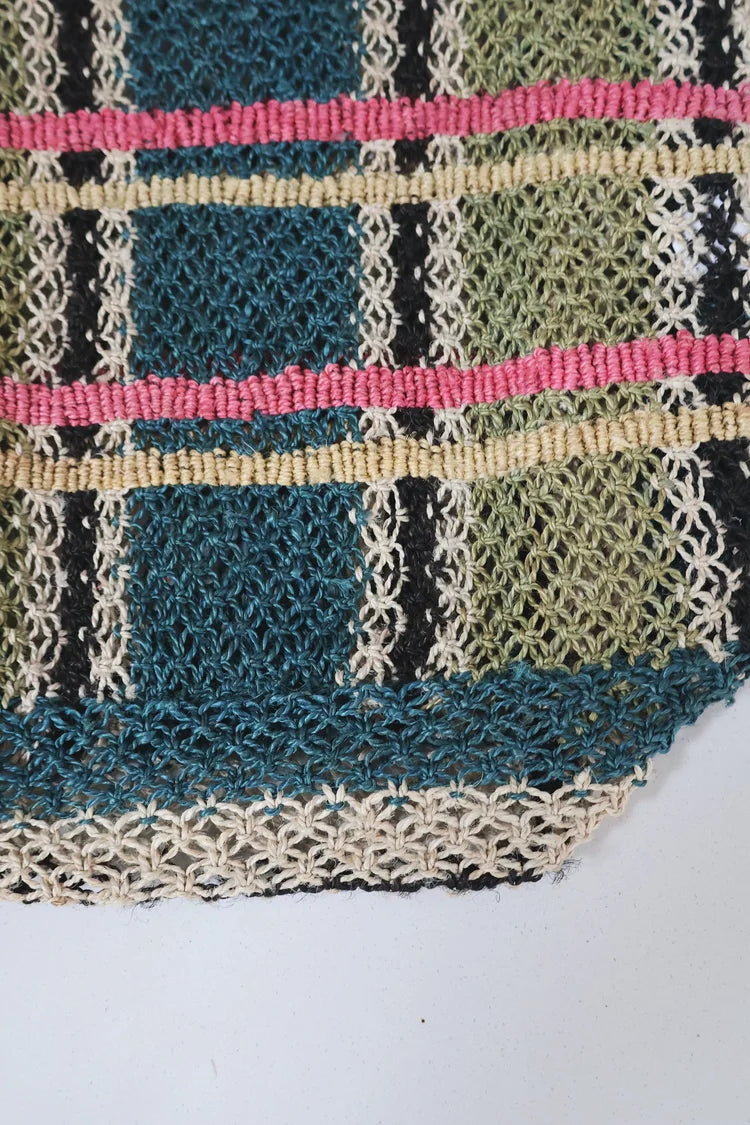 THE JACKSONS TARTAN JUTE BAG FENN