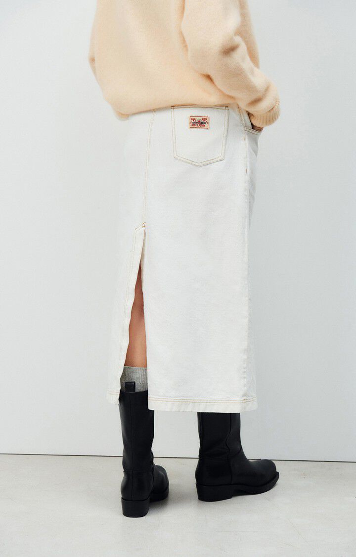 AMERICAN VINTAGE SKIRT JOZASTREET - OFF WHITE
