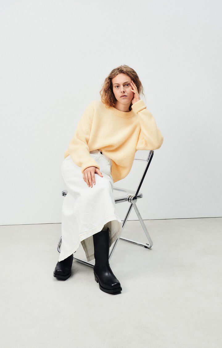 AMERICAN VINTAGE SKIRT JOZASTREET - OFF WHITE