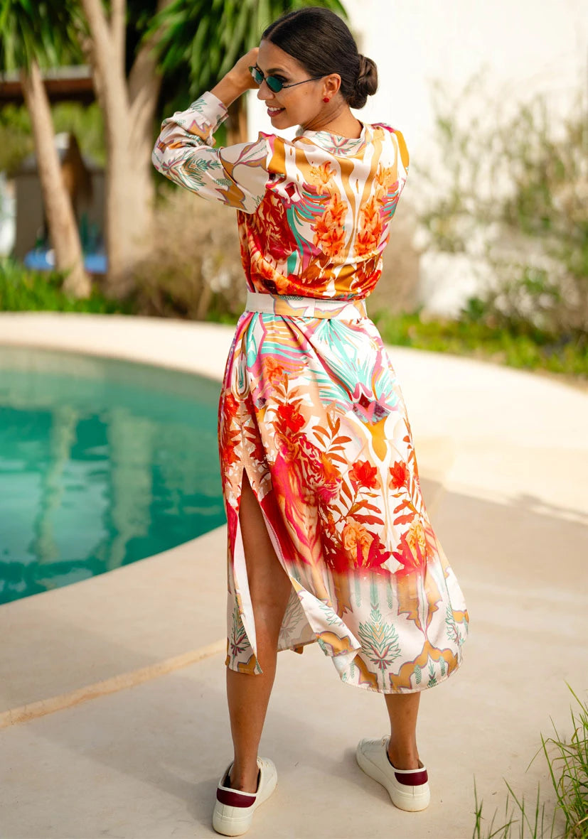 MISS GOODLIFE MIDI DRESS GLAMOROUS