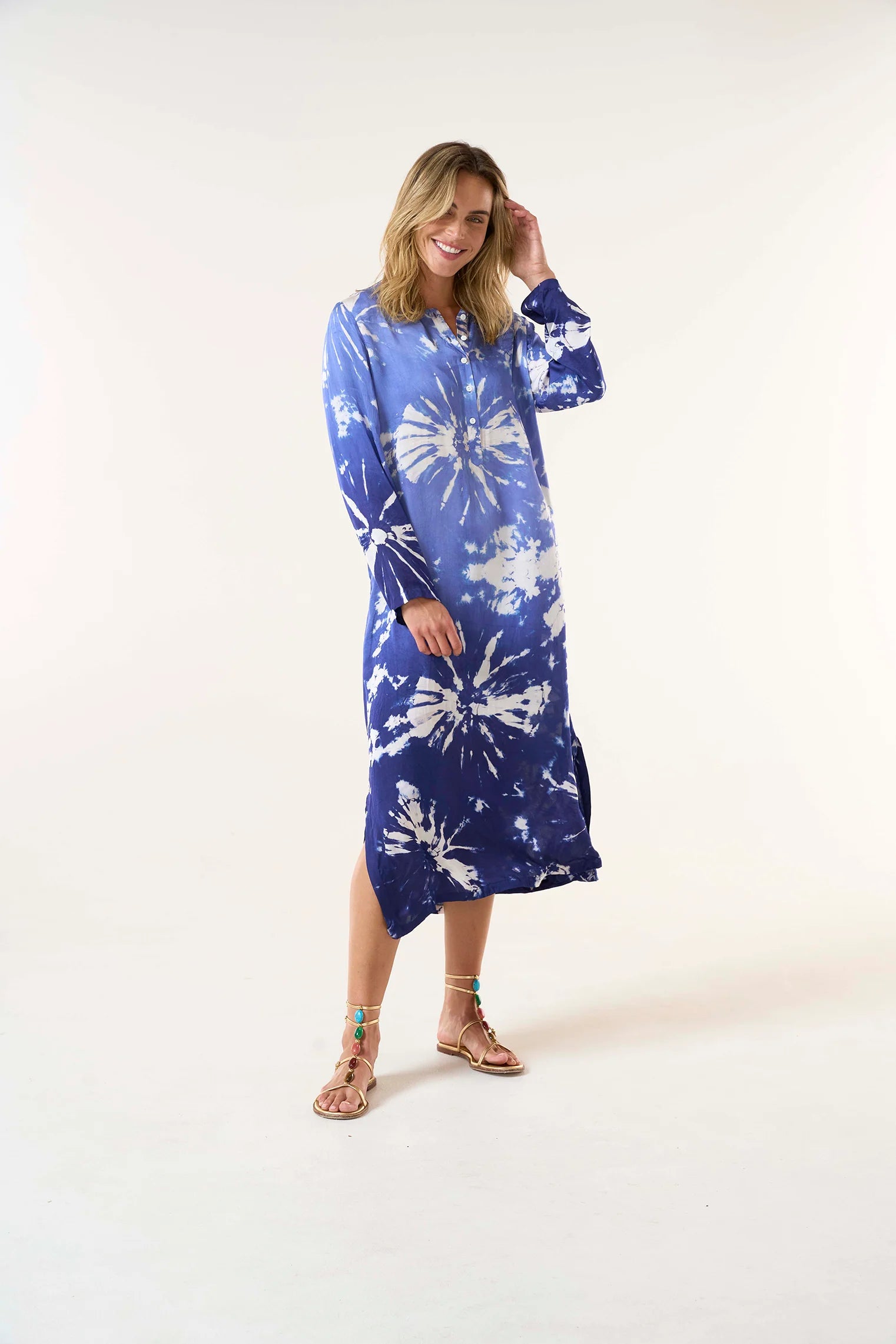 ONESEASON LLEW MAXI MARRAKESH INDIGO