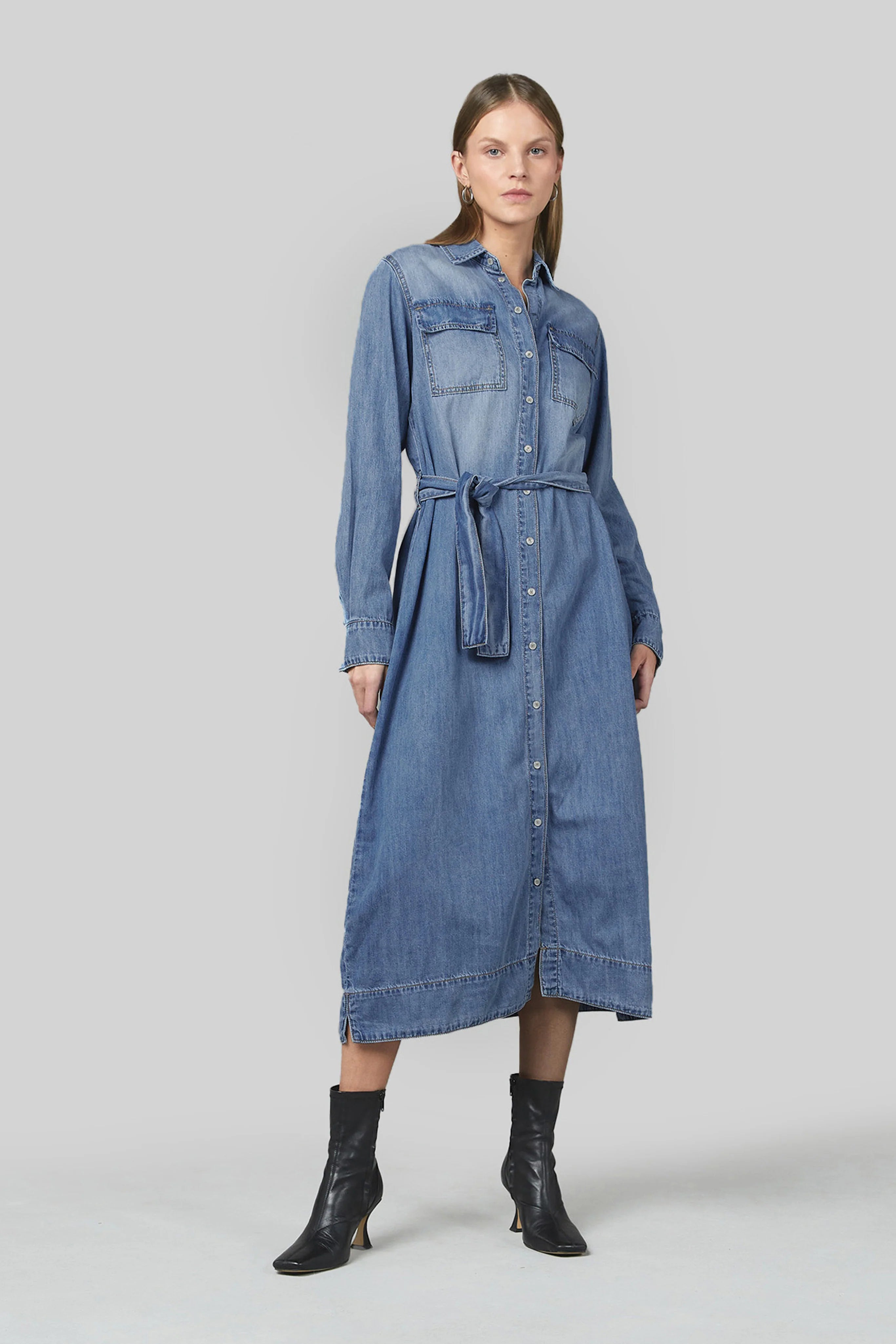 DRICOPER NAIA DENIM DRESS