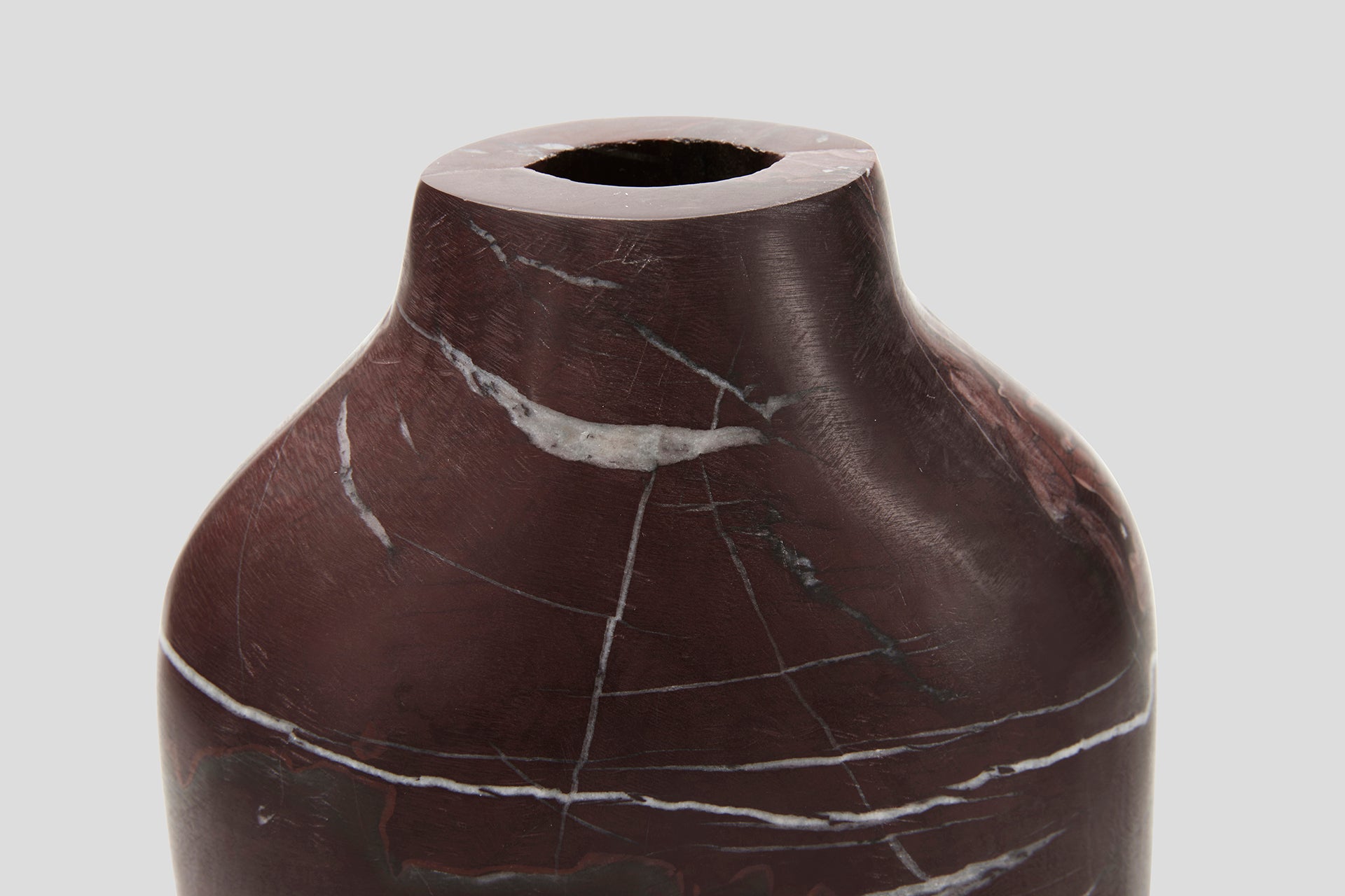 THE FOUNDRY CELESTE VASE OBLONG ROSSO
