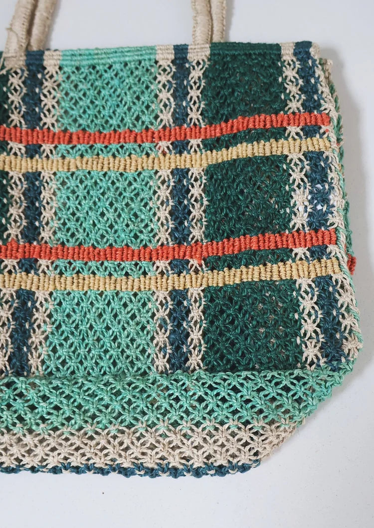 THE JACKSONS TARTAN JUTE BAG PALACE