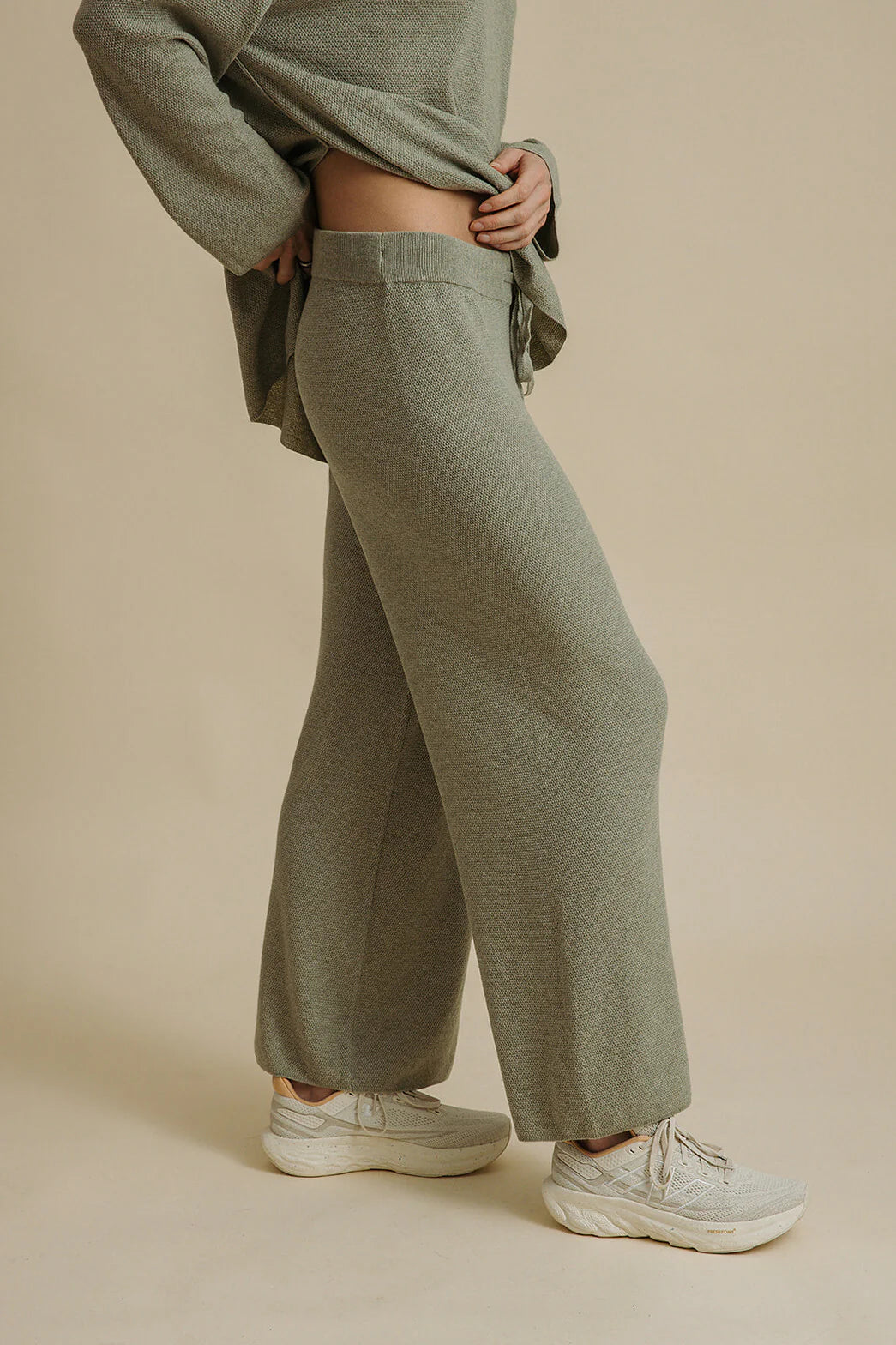 TALAMAYA WINTER RETREAT MERINO COTTON PANT ACACIA