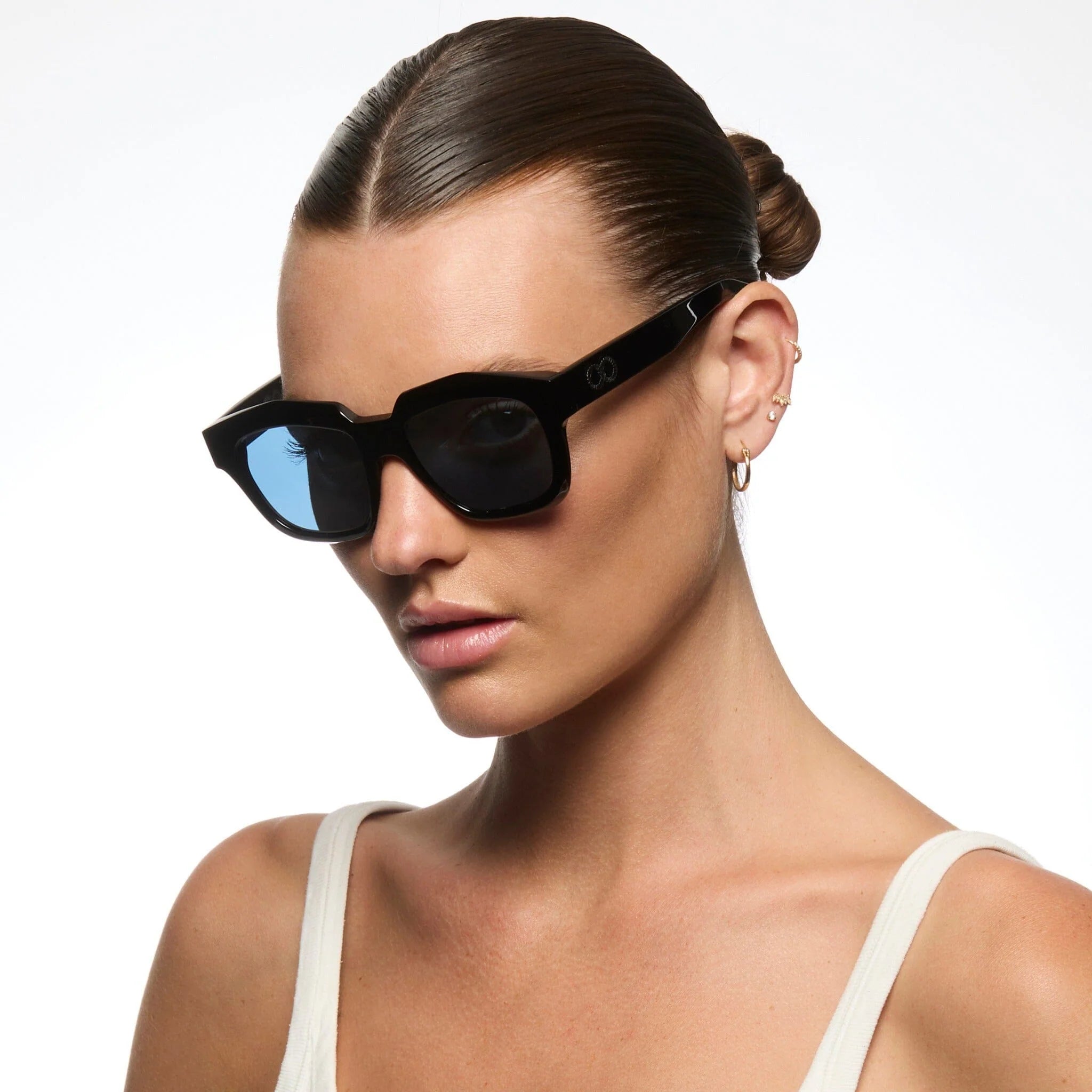 CHILDE - VIVID BIO ACETATE GLOSS BLACK/BLUE TELLURIC LENS