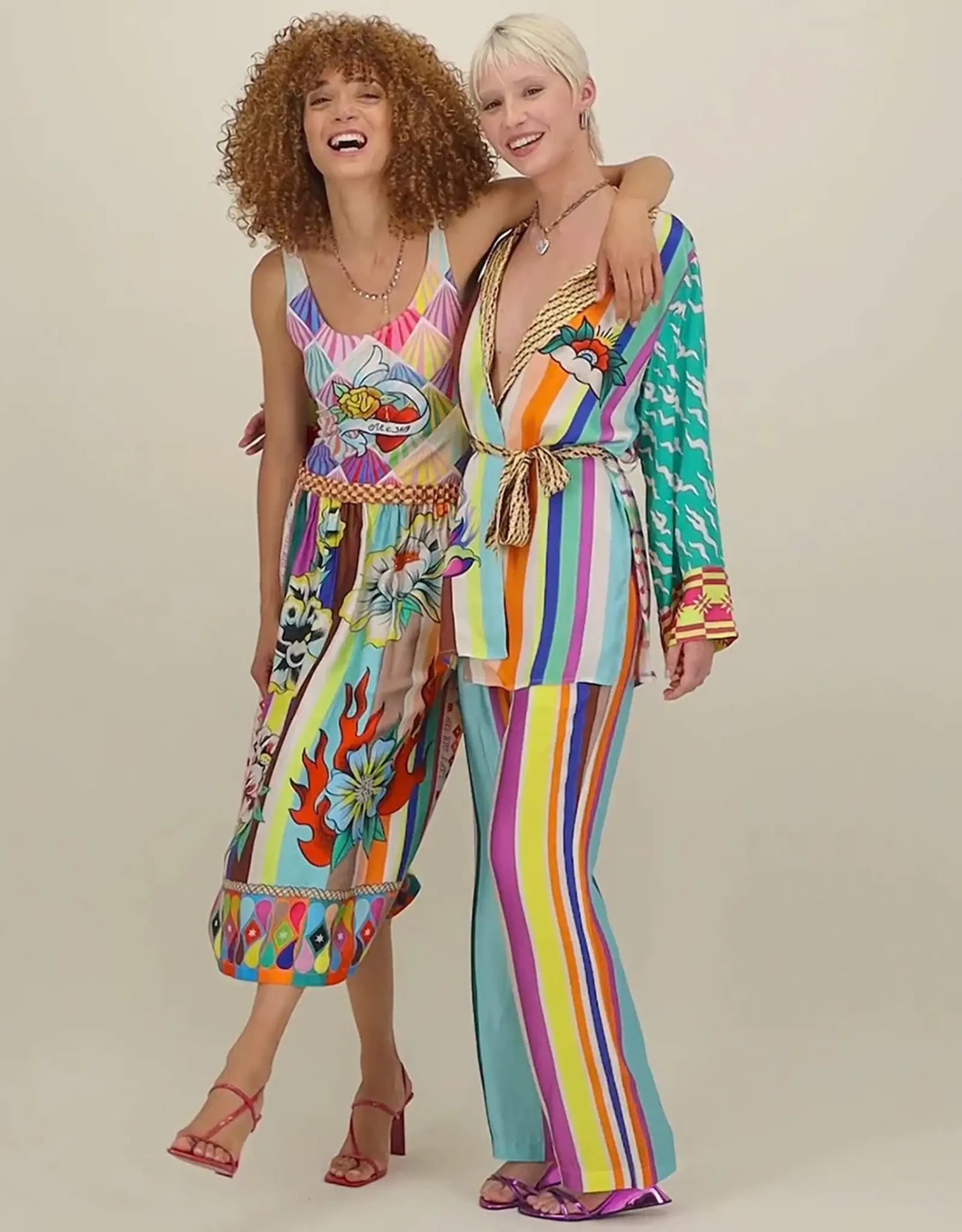 ME369 VANESSA PRINTED  SKIRT - FLOWERS