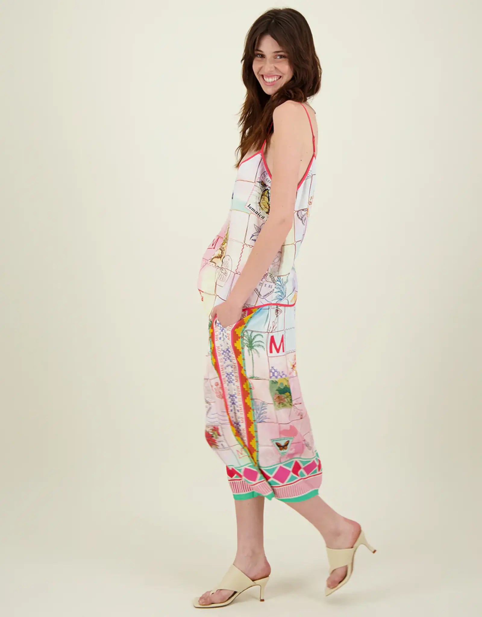 ME369 VANESSA HERITAGE PRINTED SKIRT