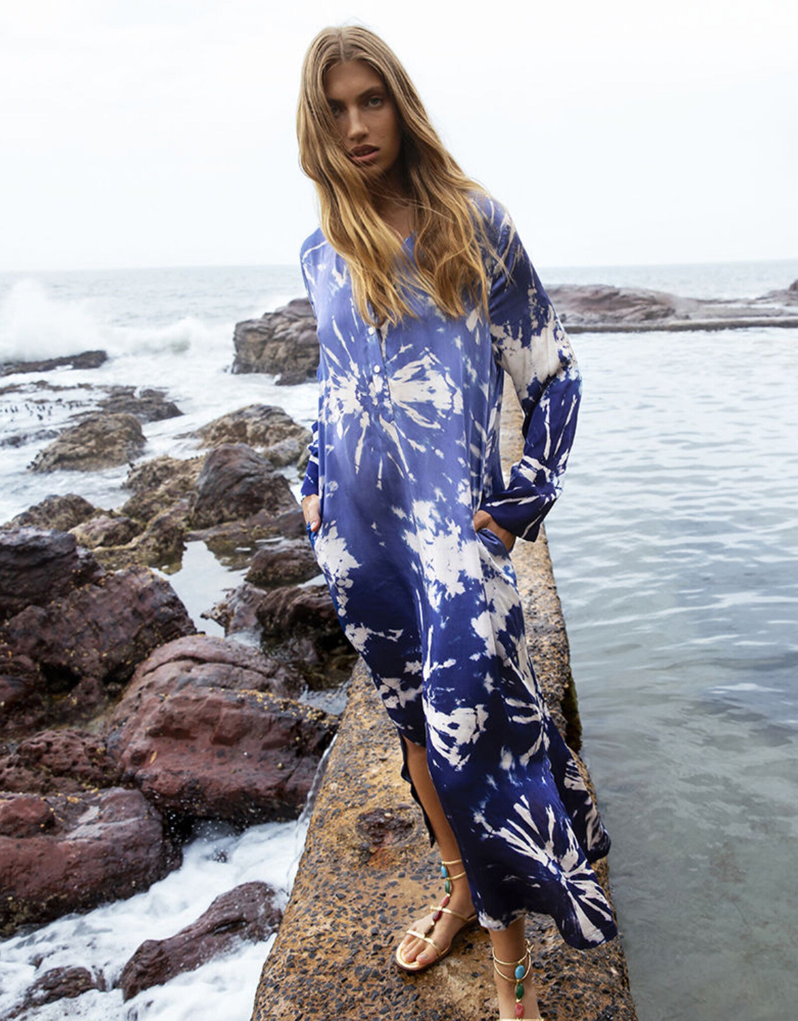 ONESEASON LLEW MAXI MARRAKESH INDIGO