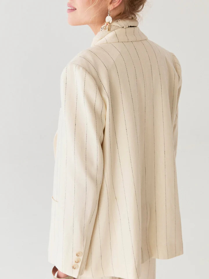 MAISON HOTEL PADDY BLAZER ECRU STRIPE