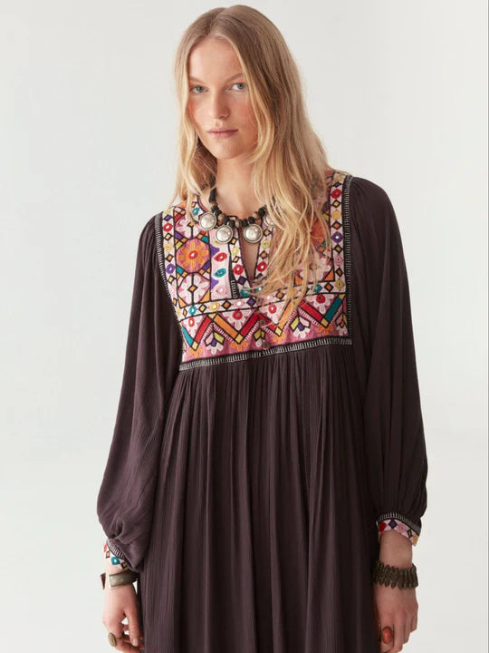 MAISON HOTEL SASHA DRESS ANTRACITA