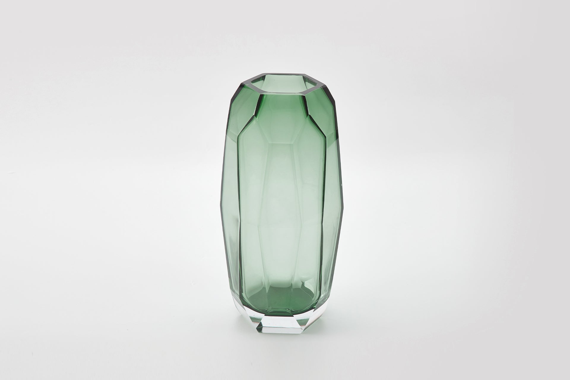 THE FOUNDRY RADIANT VASE POLISHED EMERALD MEDIUM