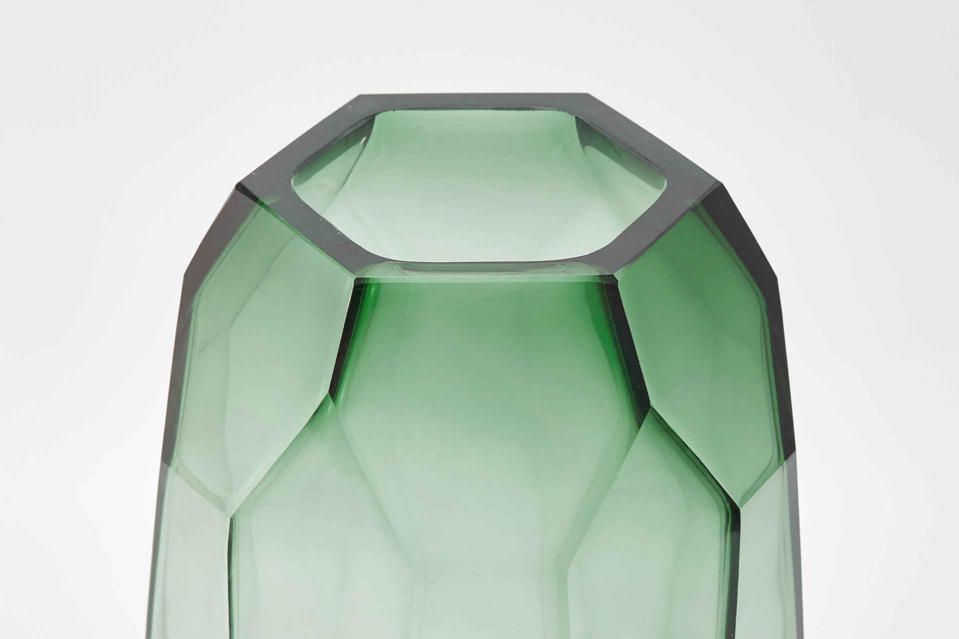 THE FOUNDRY RADIANT VASE POLISHED EMERALD TALL