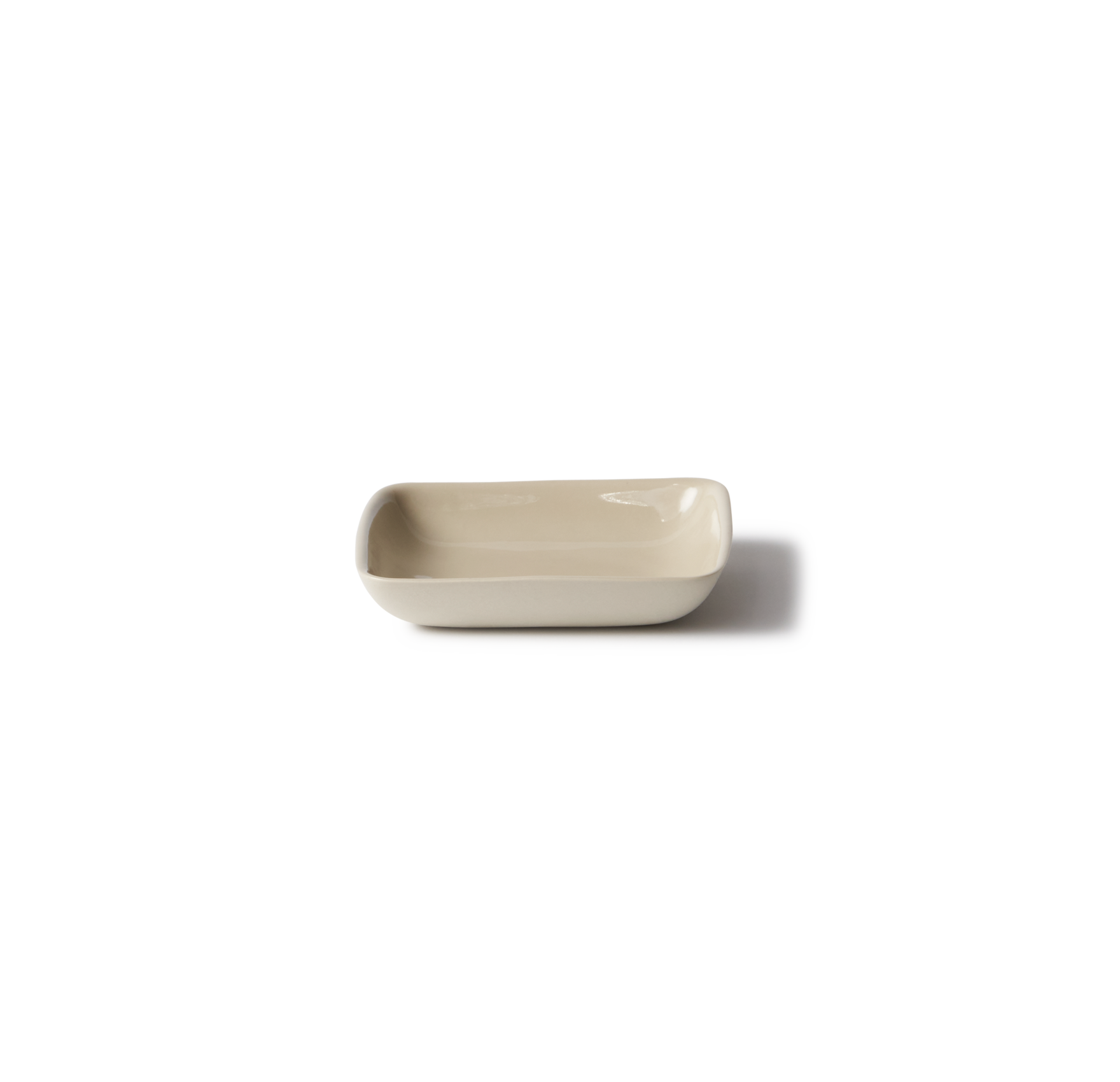 MUD SQUARE PLATTER SMALL SAND