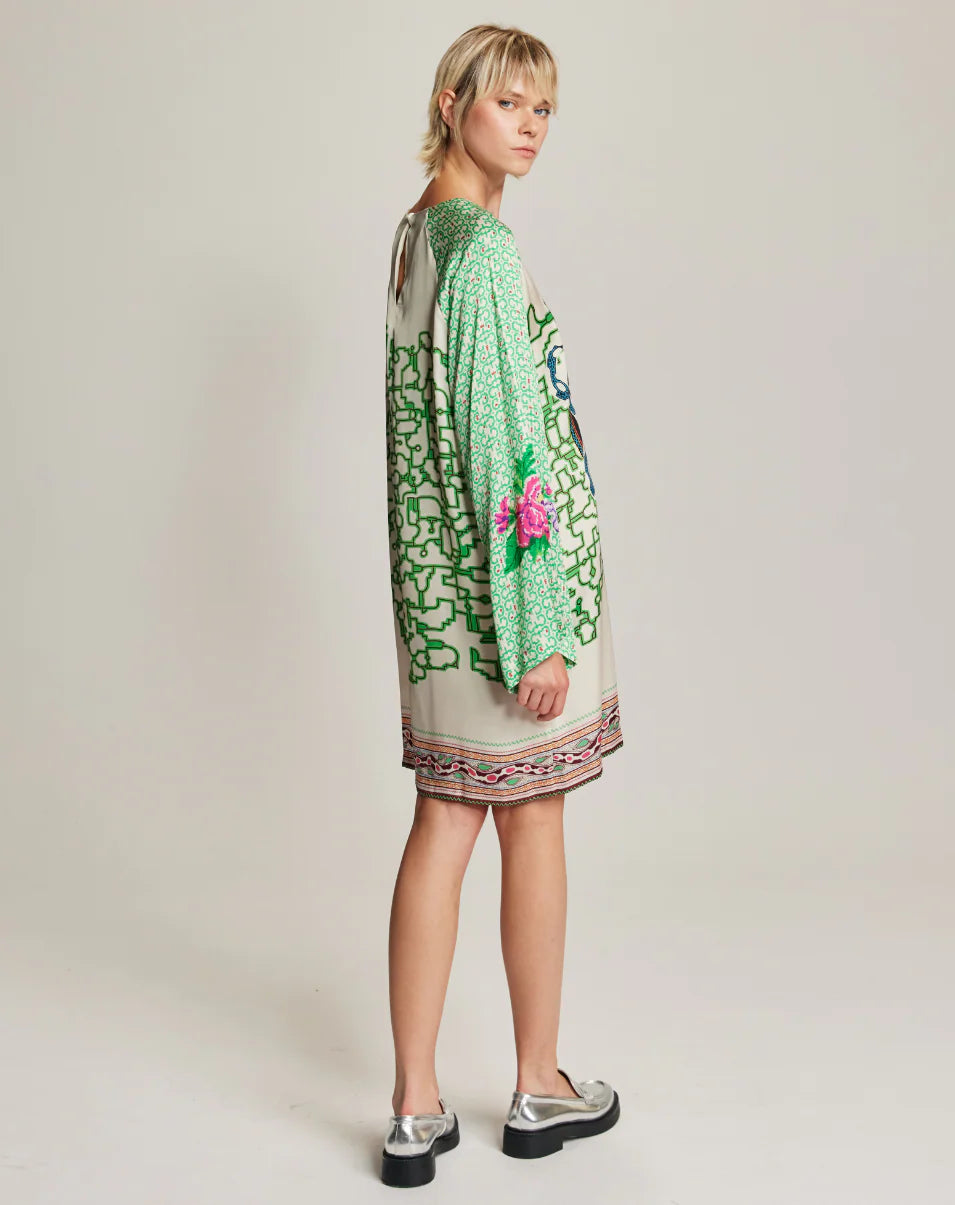 ME369 ALANI BOAT NECK MINI DRESS SHIPIBO