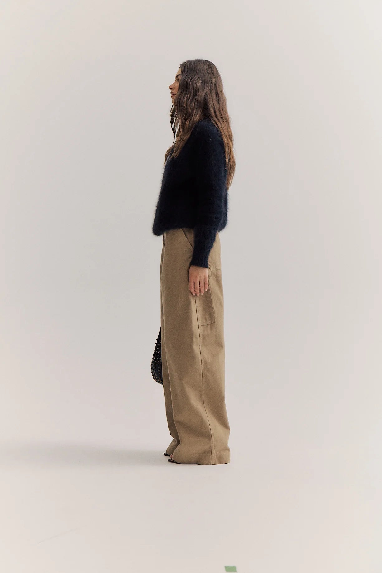 WORLD OF NOMADS ADELE CASHMERE CREW BLACK