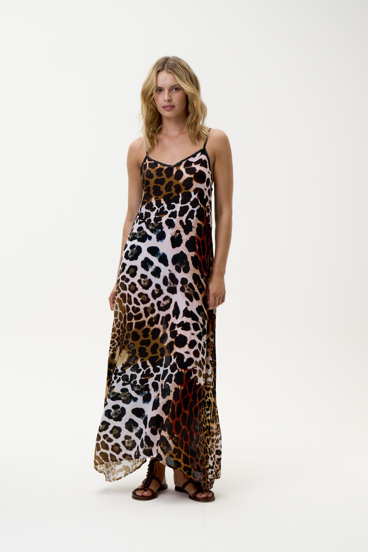 ONESEASON ANTOINETTE SLIP LIPARI LEOPARD