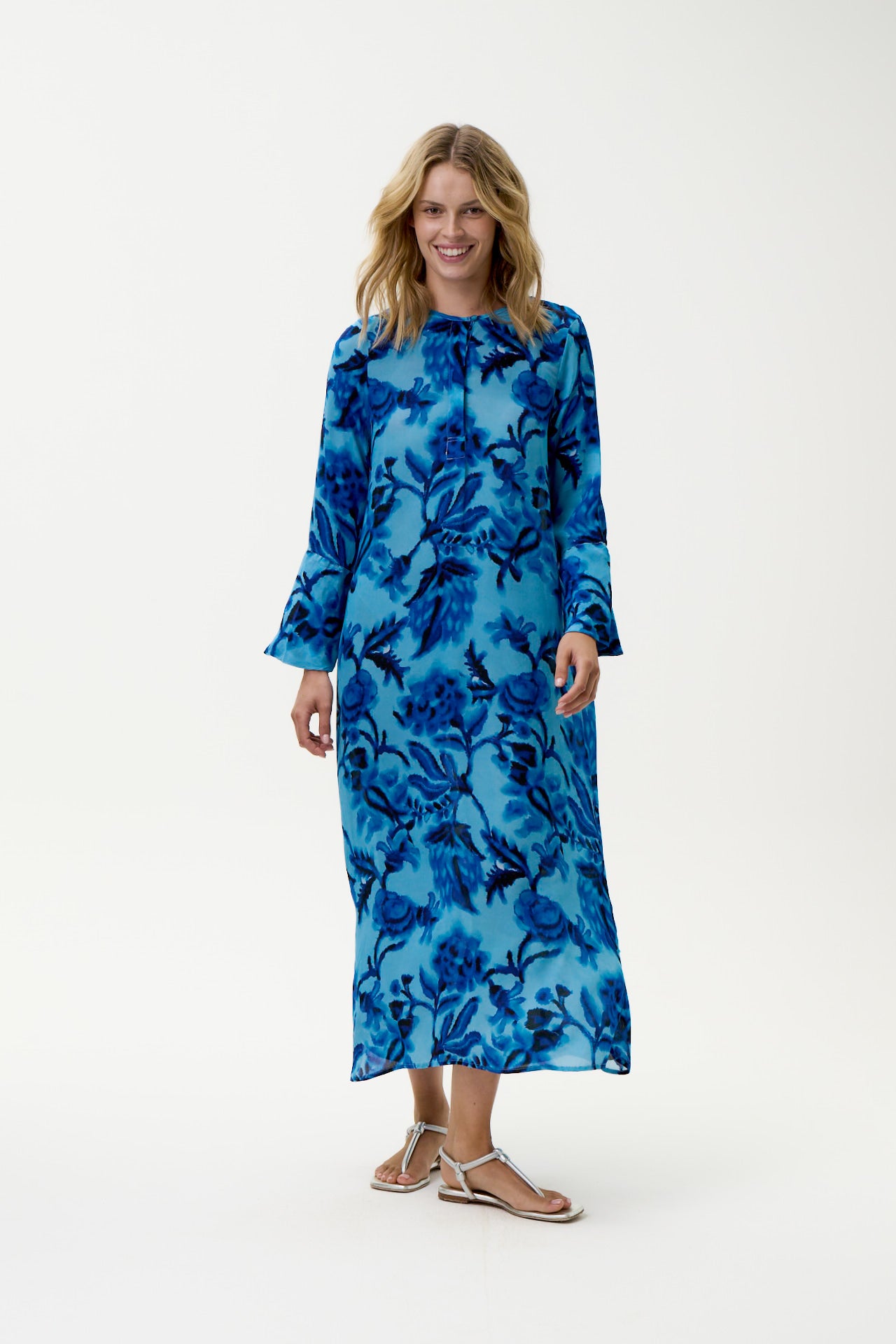 ONESEASON LONG GENIE MILOS VISCOSE BLUE