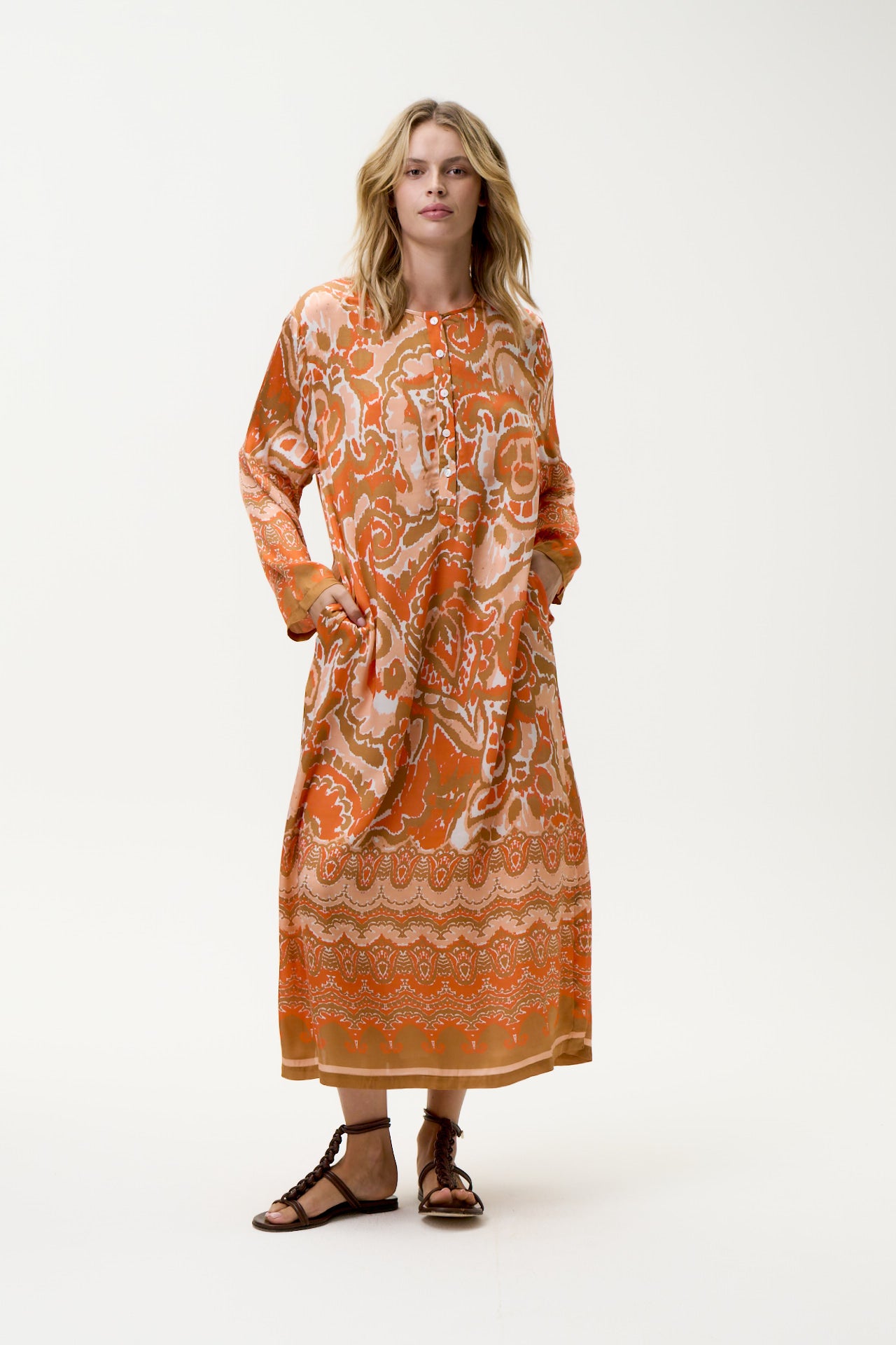 ONESEASON LLEW MAXI VALENCIA MANDARIN