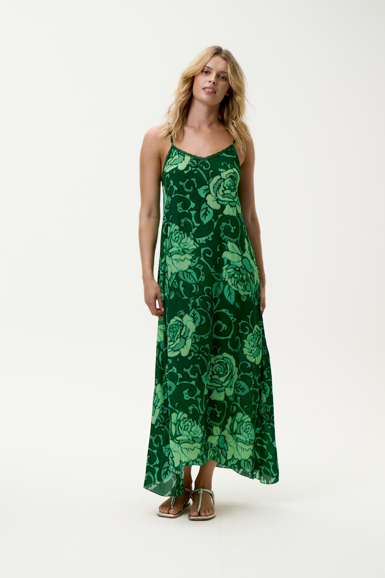 ONESEASON ANTOINETTE SLIP EMERALD COAST GREEN