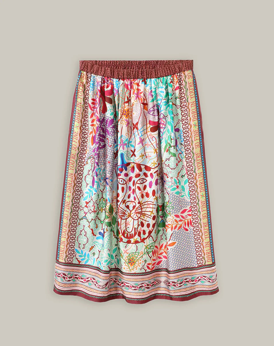 ME369 VANESSA PRINTED SKIRT SHIPIBO