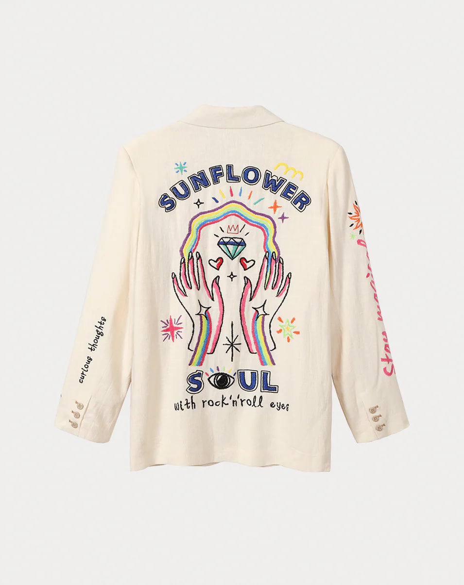 ME369 FREYA ENLIGHTENMENT PRINTED JACKET